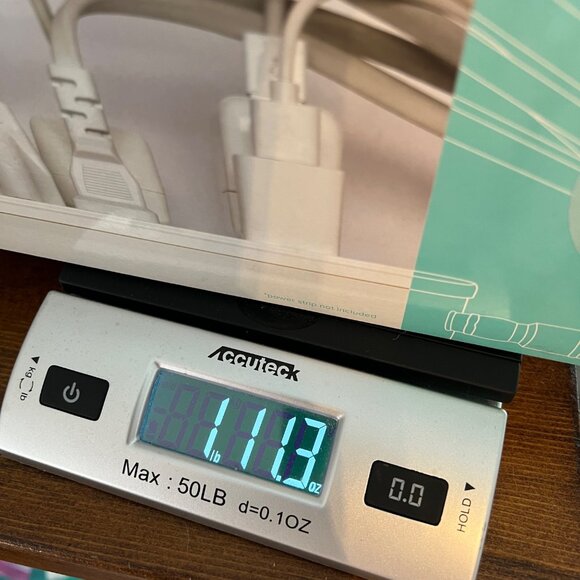 NEW UTWire In-Box Cable Organizer Box White Surge Protector Cables Power Strip - Picture 10 of 10